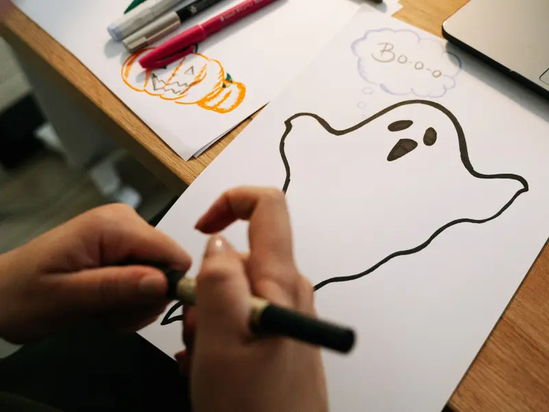 Halloween kleurwedstrijd