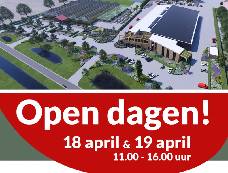 Open dagen 18 & 19 april